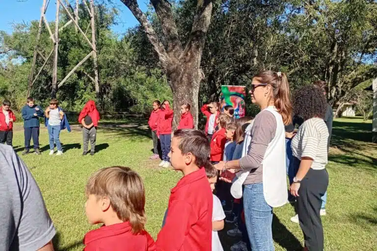 Un juego para entender la naturaleza: el CGE presentó “La trama de la vida” en el Parque Berduc