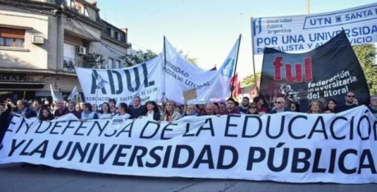 Universidades en pie de lucha: docentes anuncian un paro de cinco días y redoblan la presión al Gobierno