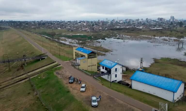 Defensa Sur de Concordia: el municipio asegura que el sistema está listo para enfrentar la creciente del río Uruguay