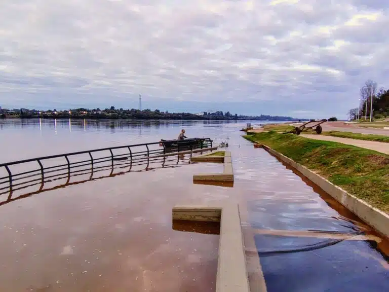 Río Uruguay: prevén una nueva crecida para los próximos días